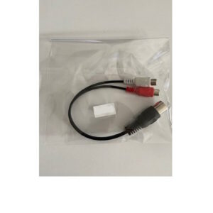 2x Cinch Kupplungen auf DIN Stecker