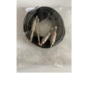 Audiokabel Cinch Stecker auf 6,3mm Klinke