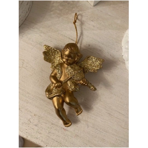 Christbaum Figur Goldener Engel