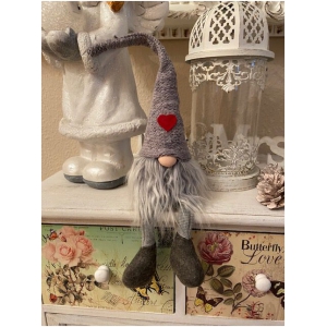 Kantenhocker Wichtel mit Bart & Mütze