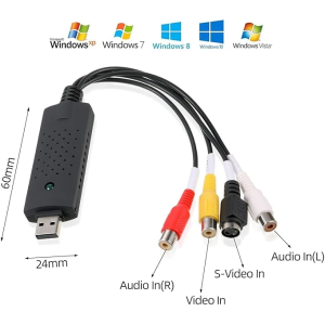 SUWIWKKOA USB 2.0 Audio Video Grabber