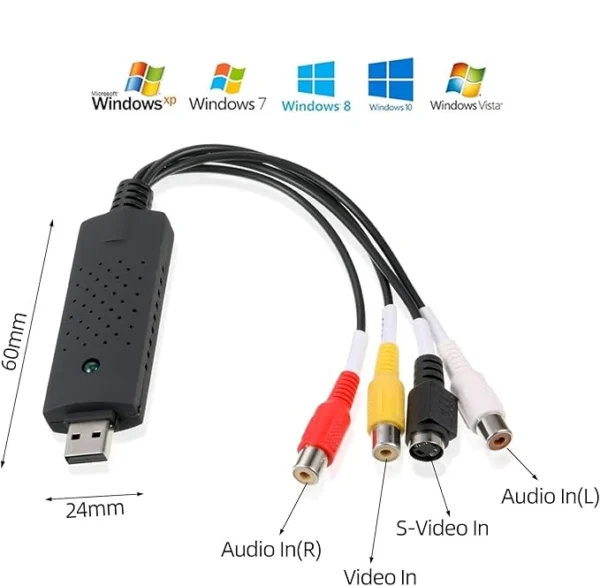SUWIWKKOA USB 2.0 Audio Video Grabber