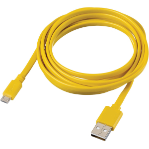 Micro USB auf USB 0,8m gelb