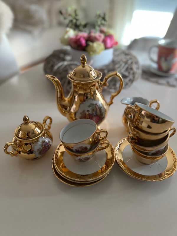 Schaller Wiesau – Tea set – Bavarian porcelain – Bild 2