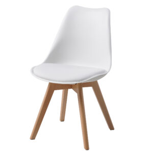 Albatros Esszimmerstuhl AARHUS, Weiß 4er Set