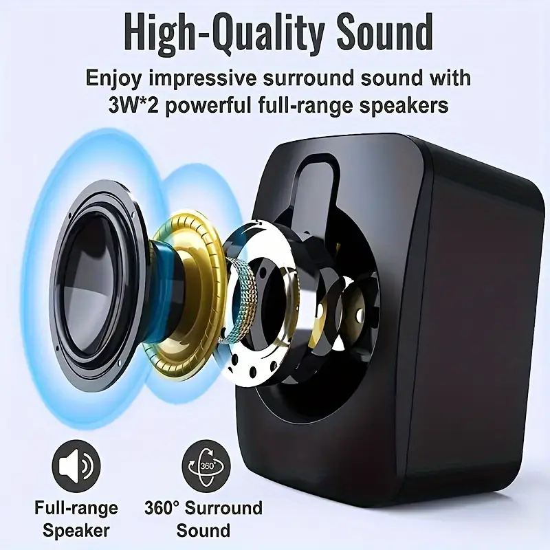 PC Lautsprecher mit LED Beleuchtung – Bild 2